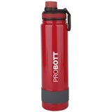 PROBOTT Stainless Steel Double Wall Vacuum Flask Rainbow Sports Bottle 900ml -Red (PB 900-02)