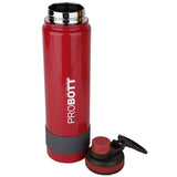 PROBOTT Stainless Steel Double Wall Vacuum Flask Rainbow Sports Bottle 900ml -Red (PB 900-02)