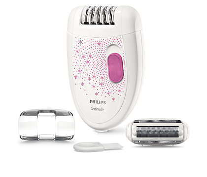 Philips Satinelle Legs and Arms Epilator BRE201/00 (Pink)