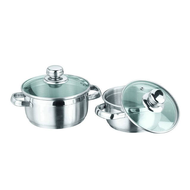 Vinod Capsuled Bottom Bremen Saucepot 2 Pcs