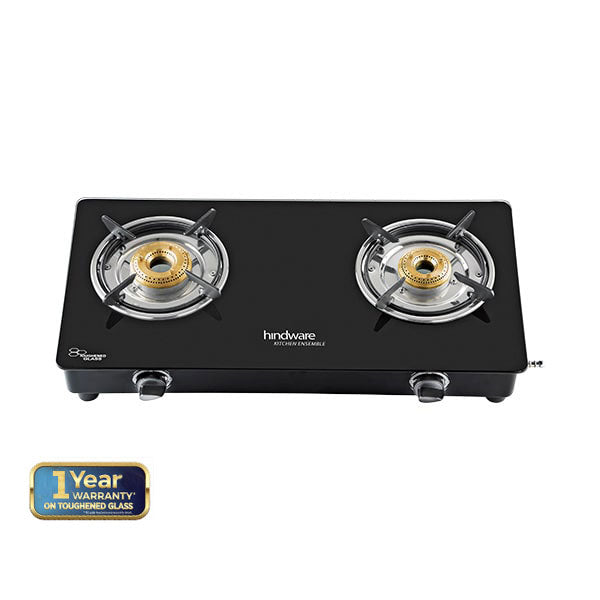 Hindware 57 cm 2 Burner Cooktop Brio Plus Series BRIO PLUS 2B