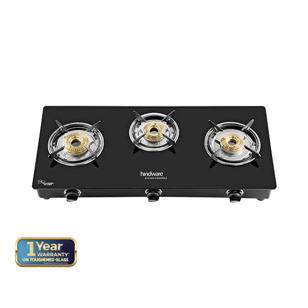 Hindware 69 cm 3 Burner Cooktop Brio Plus Series BRIO PLUS 3B