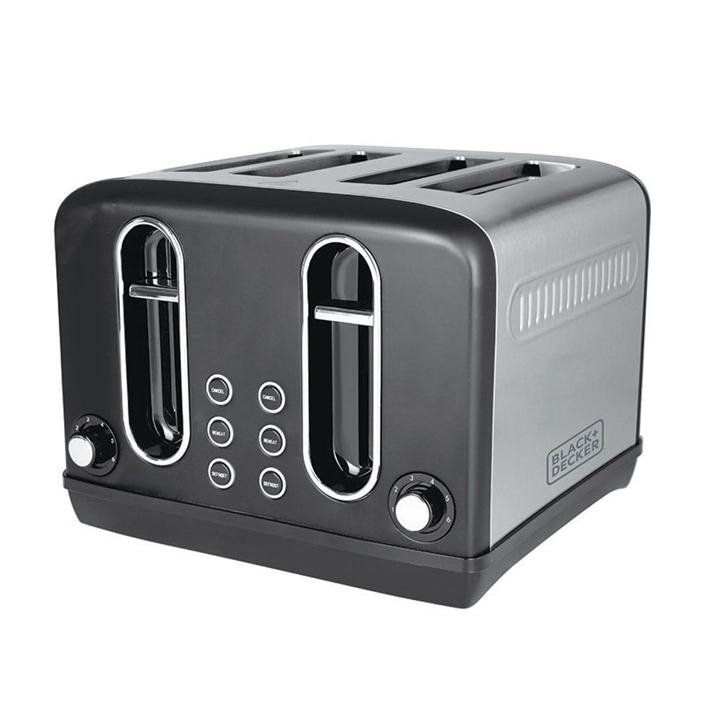 Black & Decker BXTO0401IN 2300 W Pop Up Toaster (Grey)