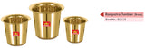 Rampatra Tumbler – Premium Brass Tea Glass, Sizes 0, 1, 2
