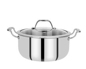 Bergner SS Hi-Tech Tri-Ply Casserole With Lid 20 Cm (BG-31157)