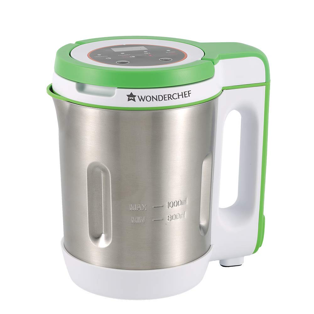 Wonderchef 800-Watt Soup Maker (Silver/Green)