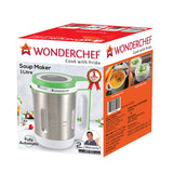 Wonderchef 800-Watt Soup Maker (Silver/Green)