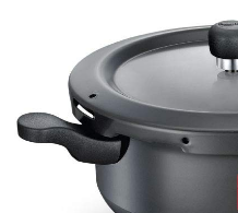 Prestige Svachh 3.5 Litre Pressure Cooker with Hard Anodized Body 20225 ( Black) 