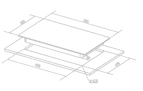 HAFELE Altius FS 490 86 Cm