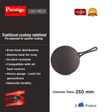 Prestige Cast Iron Concave Tawa 25cm (30556)