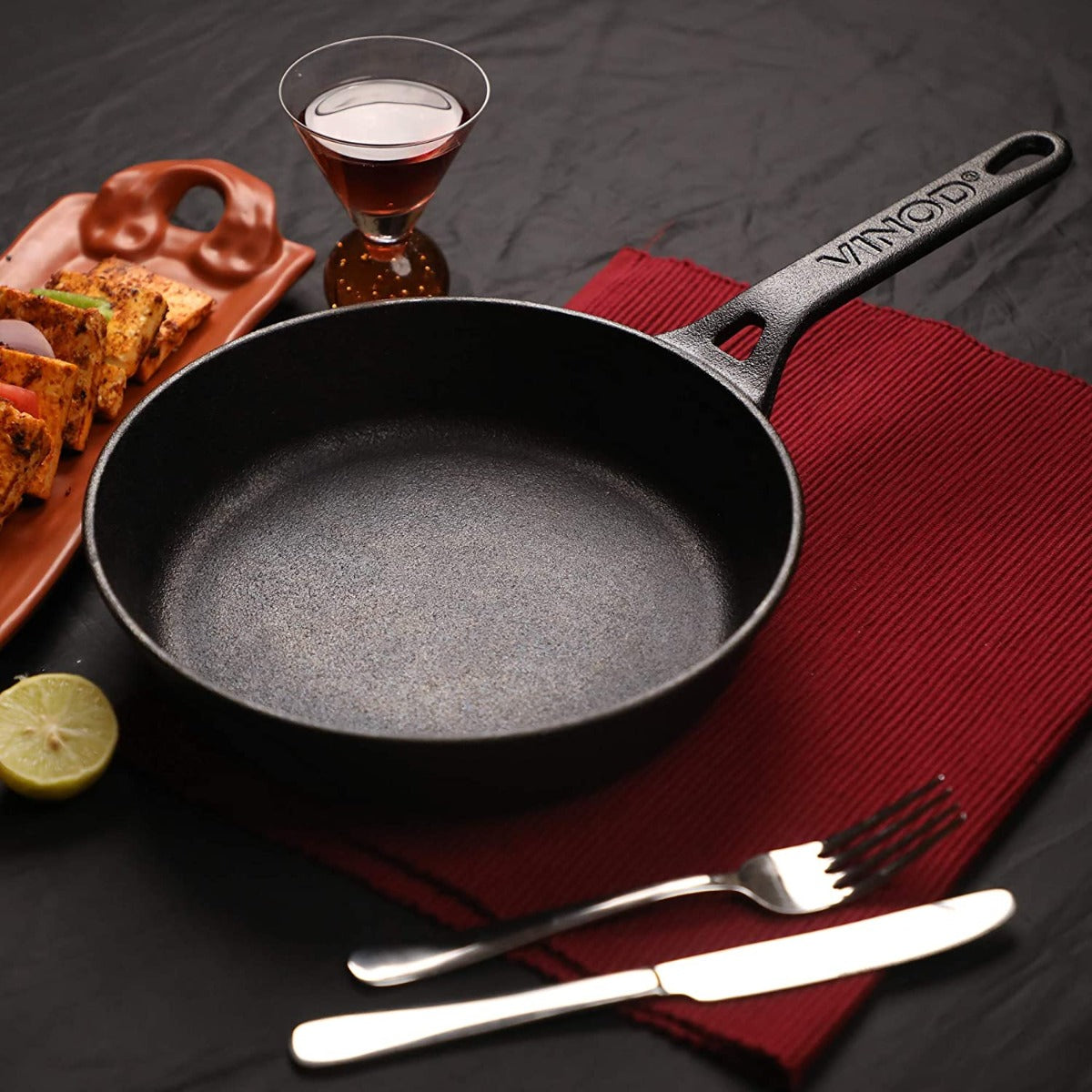 VINOD CAST IRON FRYPAN 24 CM (LCIFP24)
