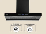 Tiber BLDC Filterless Auto Clean Kitchen Chimney with Motion Sensor & 1600 m³/h Suction