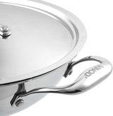 Vinod Triply Platinum Series Induction Friendly Kadai With SS Lid (24, 2.5L)