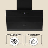 Rosina BLDC Filterless Auto Clean Kitchen Chimney with Motion Sensor & 1600 m³/h Suction