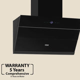 Rosina BLDC Filterless Auto Clean Kitchen Chimney with Motion Sensor & 1600 m³/h Suction