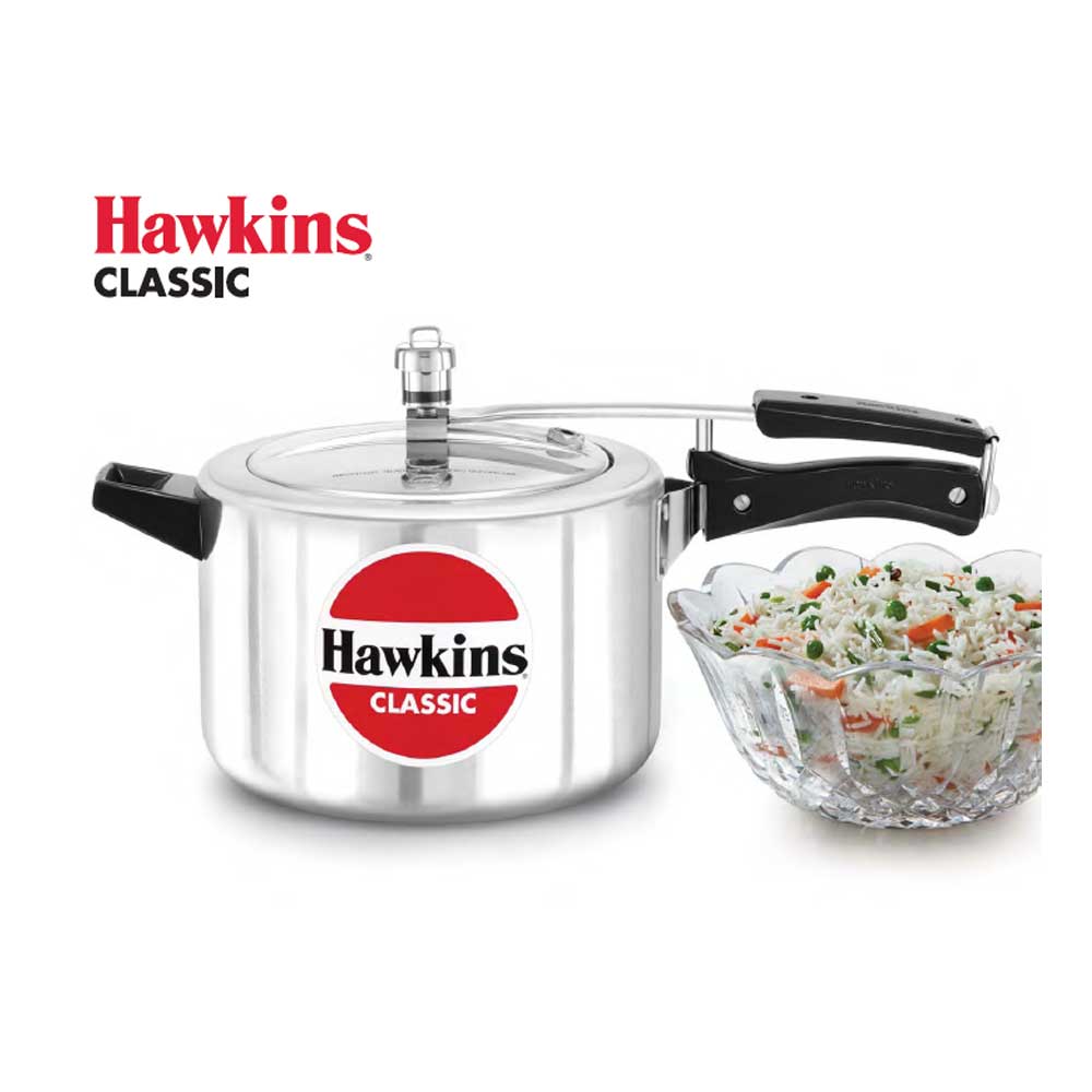 Hawkins Classic Aluminum Pressure Cookers 3.5 Litre : CL35