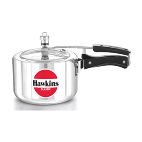 HAWKINS 3 LITRE ALUMINUM CLASSIC PRESSURE COOKERS WIDE BODY : CL3W