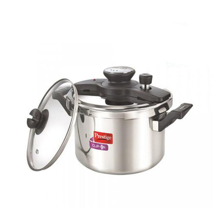 Prestige Clip on Stainless Steel 5 Ltr Pressure Cooker 25645