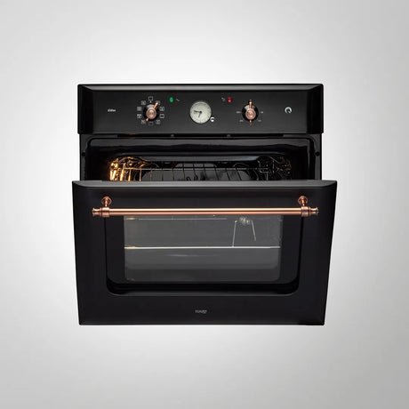 KAFF Built in Ovens CLOV 6 BL with True Convection (Black Retro Finish)