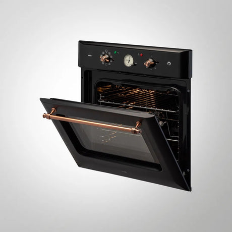 KAFF Built in Ovens CLOV 6 BL with True Convection (Black Retro Finish)