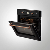 KAFF CLOV 6 BLN 60 cm Built In ELECTRIC OVEN With True Convection Black Retro Finish 60 L