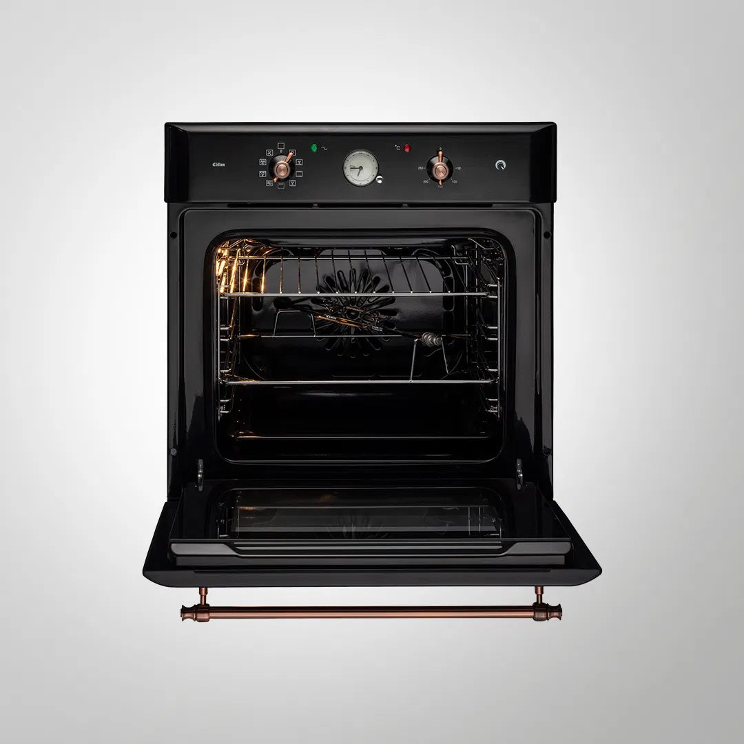 KAFF Built in Ovens CLOV 6 BL with True Convection (Black Retro Finish)