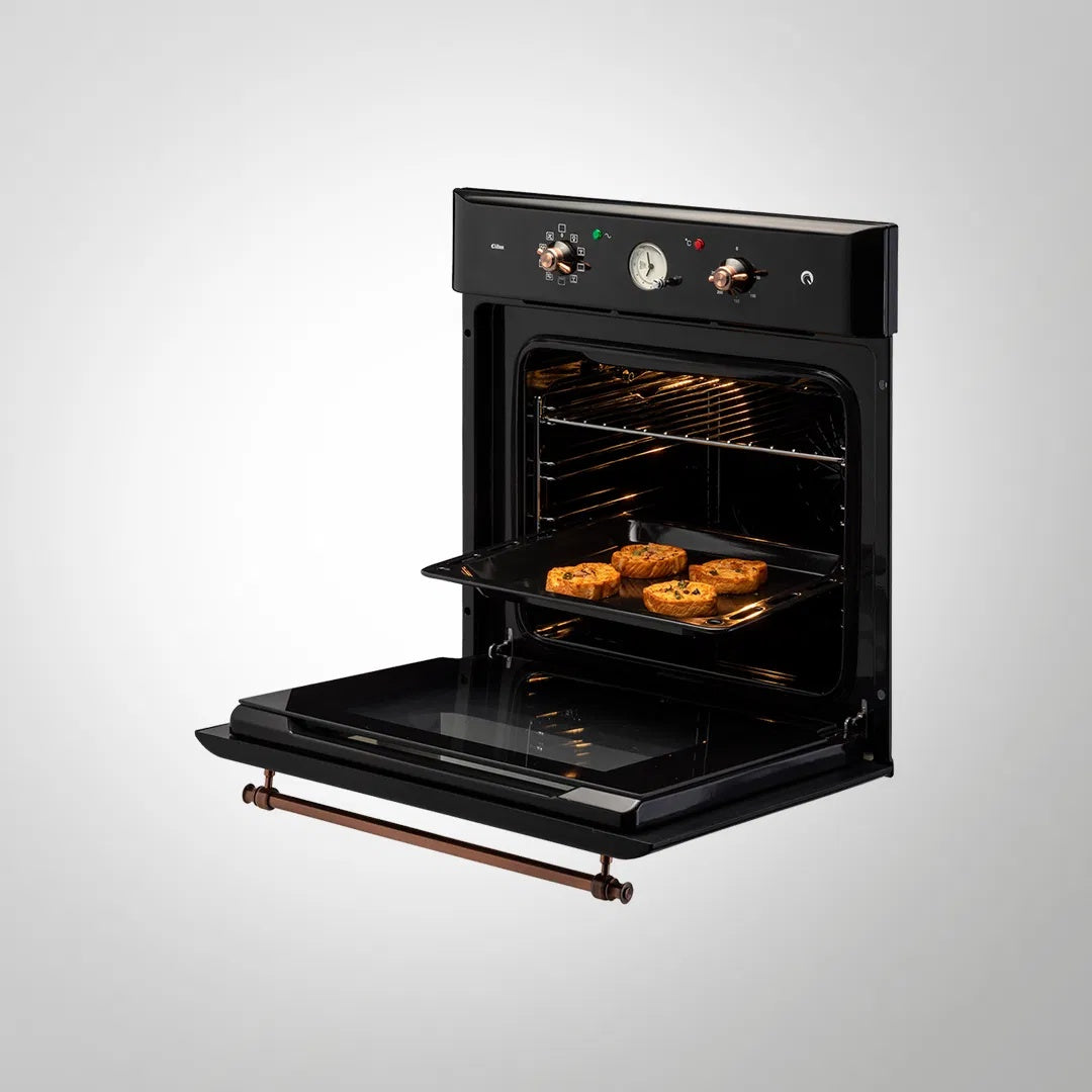 KAFF Built in Ovens CLOV 6 BL with True Convection (Black Retro Finish)