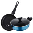 BERGNER Neon Press Aluminium Non-Stick Cookware Set, Kadai-24cm, Tawa-25cm ( BG-31400-AA )