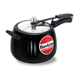 HAWKINS 6.5 LITRE HARD ANODIZED CONTURA BLACK PRESSURE COOKER : CB65