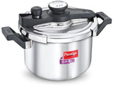 PRESTIGE CLIP ON SVACHH STAINLESS STEEL 5 LTR PRESSURE COOKER WITH GLASS LID 20230