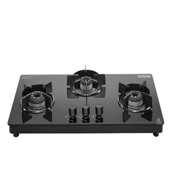 Hindware 3 Burner COOKTOP CORAL BLK 3B