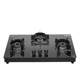 Hindware 3 Burner COOKTOP CORAL BLK 3B