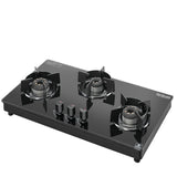 Hindware 3 Burner COOKTOP CORAL BLK 3B