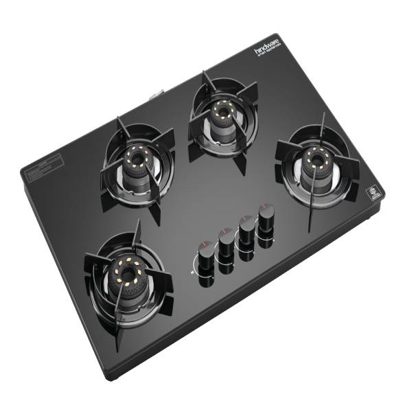 Hindware 4 Burner COOKTOP CORAL BLK 4B