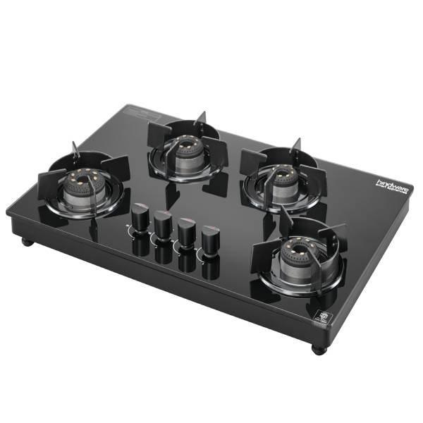 Hindware 4 Burner COOKTOP CORAL BLK 4B