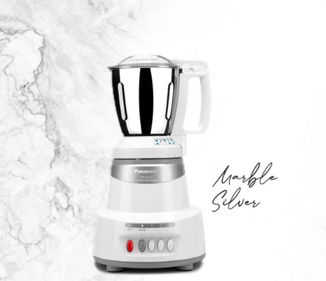 Buy Panasonic MX - AV325 600 Mixer Grinder (MARBLE SILVER , 3 Jars) at apnidukaan.com