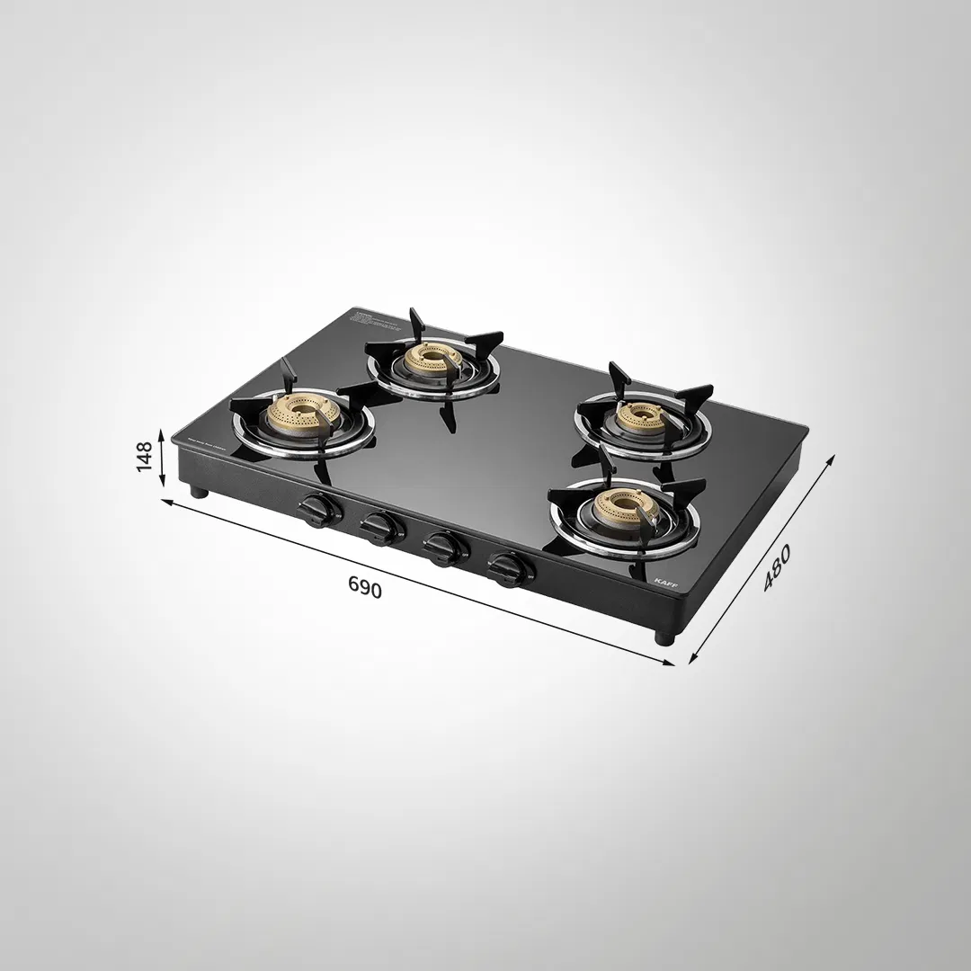 KAFF CTC694BAI Auto Ignition High Efficiency Brass Burners Cooktop