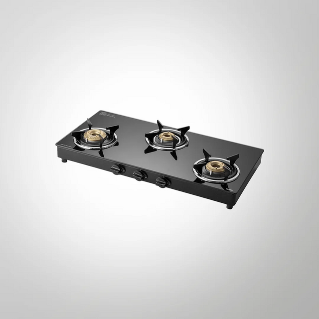 KAFF CTC773B Matte Black Finish With Black Toughened Glass Cooktop
