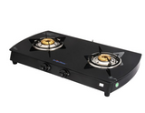 Suryaflame 2B CURVE SERIES BLACK MS NA  (2 Burners)