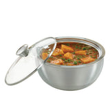 Borosil 900ml Stainless Steel Insulated Curry Server -SF0900GLCS11