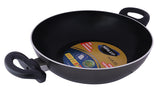 Nirlep Non Stick Fry Pan 24 Cm & Kadhai 24 Cm with Lid Set , 2.5 mm-IRGS 05