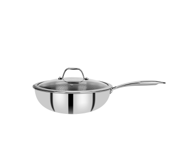 Bergner SS Hi-Tech Tri-Ply Wok 28 cm (BG 31167)