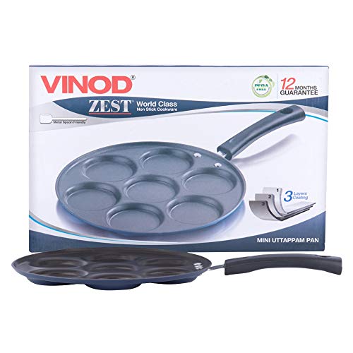 Vinod Zest Non-Stick Mini Uttapam Pan- 22 cm