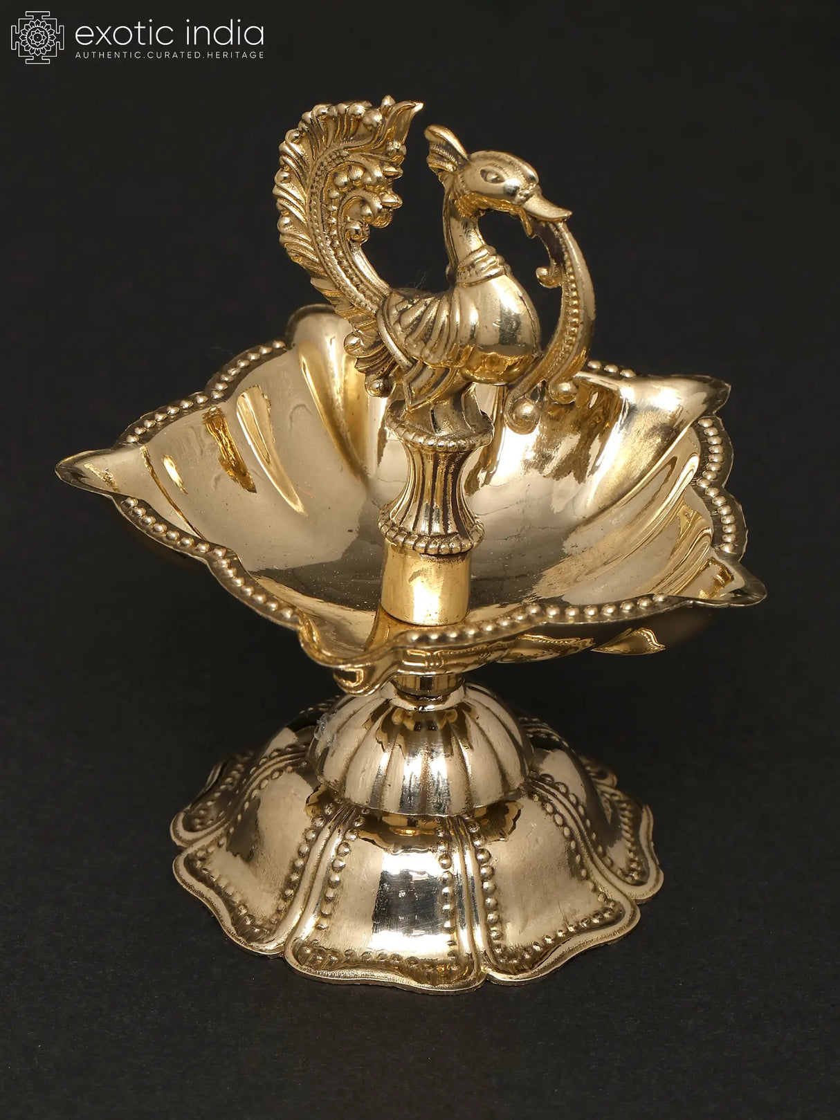 Peacock Diya