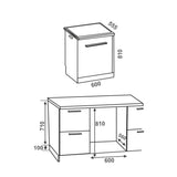 Elica Built In Dishwasher Stainless Steel Finish -WQP12-7711