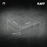 KAFF KWDA 14 60cm Black Glass Sensor Touch Control with Time Warming Drawer