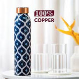 (Auspiciously Healthy) Copper Bottle (750ml)