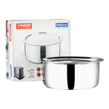 VINOD TRIPLY PLATINUM TOPE WITH LID (22)
