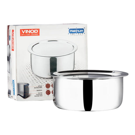 VINOD TRIPLY PLATINUM TOPE WITH LID (18)
