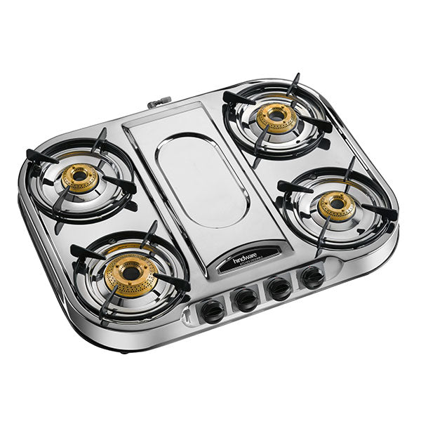 Hindware 66 cm 4 Burner Cooktop Festo Series FESTO 4B